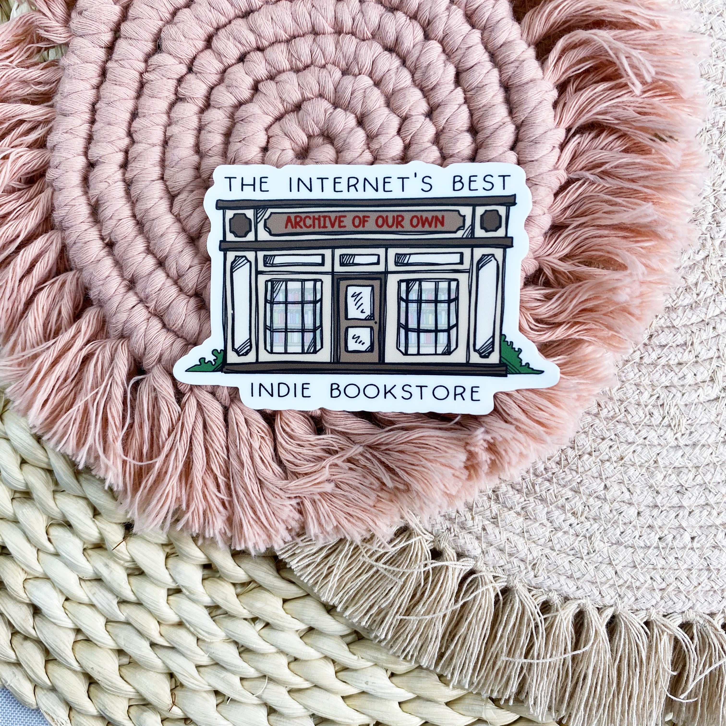 ao3 building sticker whimsy & zest