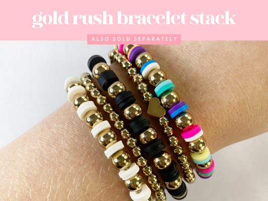 gold rush bracelet stack