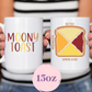 moony toast ceramic mug - 11oz or 15oz