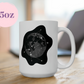 wolfstar constellation and moon mug - 11oz or 15oz