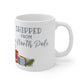 gifts shipped from the north pole 11oz mug