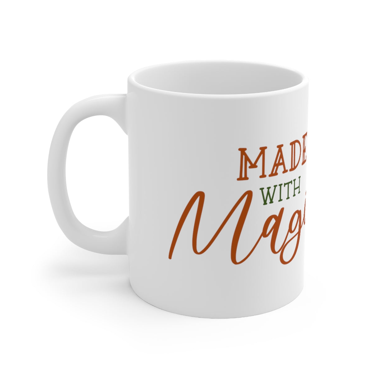 snowglobe made with magic 11oz mug