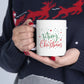 merry Christmas 11oz white mug