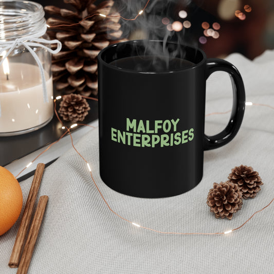 malfoy enterprises 11oz black mug