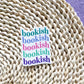 bookish wave sticker