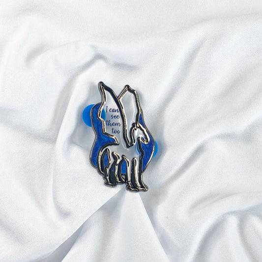 I can see them too enamel pin