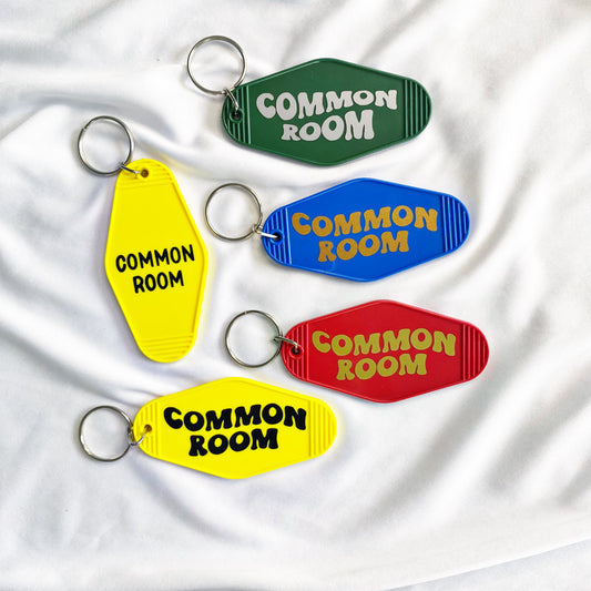 common room motel keychain