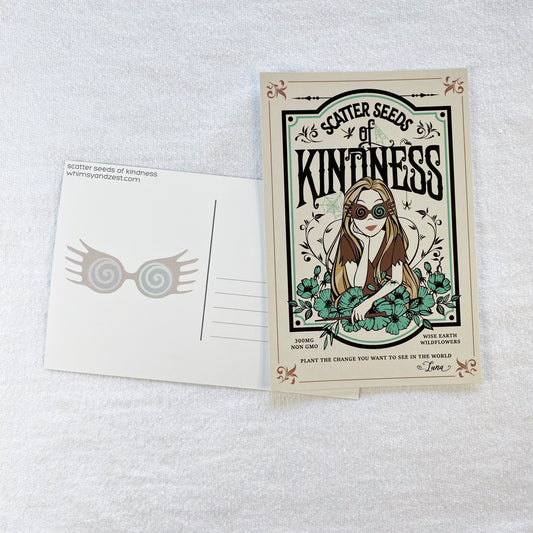 Scatter Seeds of Kindness Postcard - Set of 5